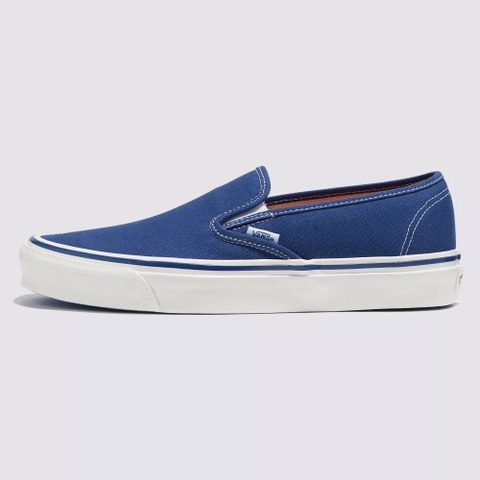 Giày Sneaker Vans chính hãng Anaheim Factory Slip-On 48 Deck DX Navy - Xanh