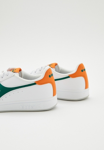 Giày thể thao sneaker hàng hiệu ý Diadora - TORNEO UNISEX white green line orange - trắng xanh cam