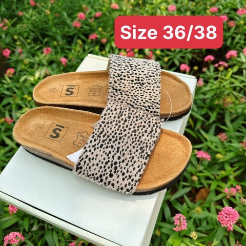 Dép đế trấu chính hãng Châu Âu size 35 36