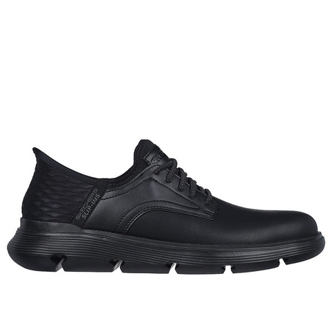 Giày Skechers Oxford chính hãng USA Garza Gervin Black - Đen
