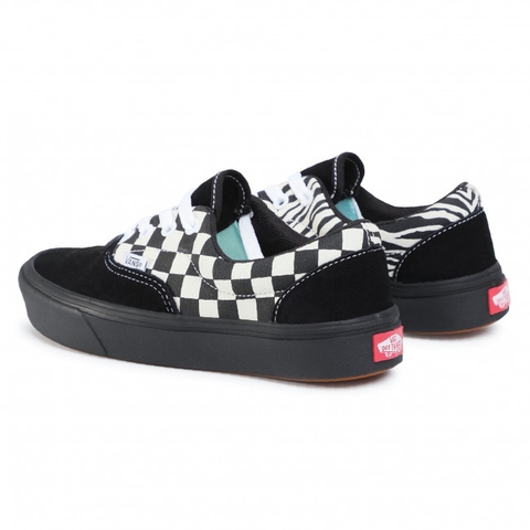 Giày Vans chính hãng Era Mix Media All Black Comfycush