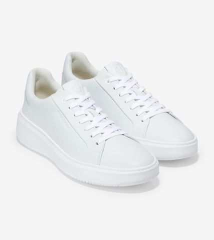 Giày hiệu Cole Haan chính hãng GrandPro Topspin Sneakers All White - Trắng