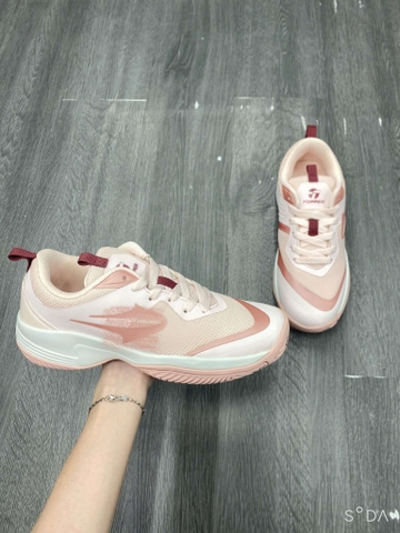 Giày Thể thao Pickleball Tennis Topper Pink chính hãng - thương hiệu Châu Mỹ - Hồng