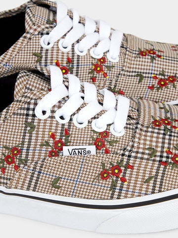 Giày Vans chính hãng UA Glen Plaid Floral Authentic Sneakers - Multi Color