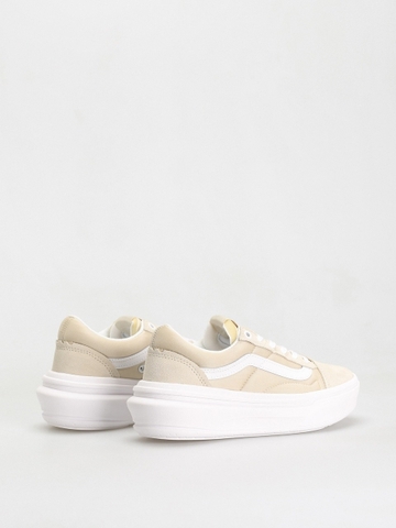 Giày Vans chính hãng Old Skool Overt  Plus CC Beige - White Sand - Be size 42