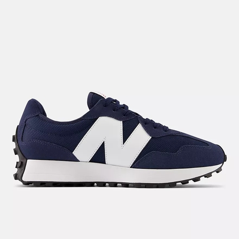 Giày Sneaker New Balance 327 chính hãng White Indigo  Classic [Top Best Seller] - Xanh Trắng Có big size