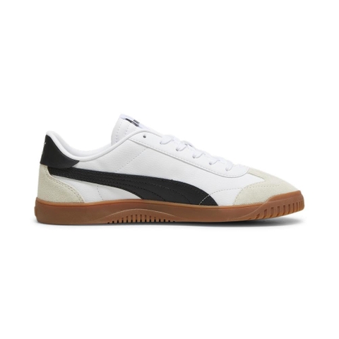 Giày Puma chính hãng CLUB 5V5 Black White Gold Gumsole Suede - Trắng đen đế gum