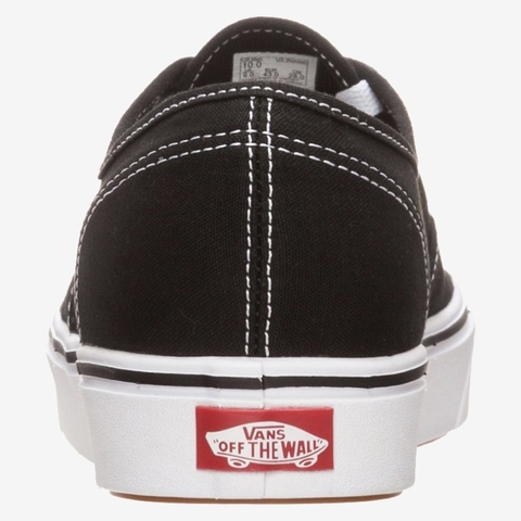 Giày Vans chính hãng Authentic Black white Comfycush