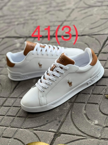 Giày sneaker hàng hiệu Polo Ralph Lauren Heritage Court II White chính hãng - nhiều phối màu Trắng