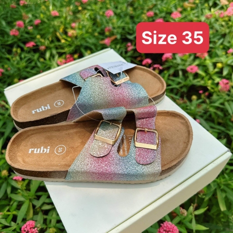Dép đế trấu chính hãng Châu Âu size 35 36