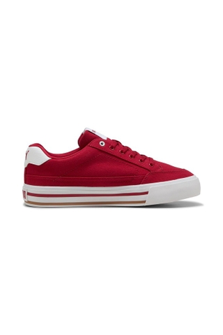 Giày thể thao sneaker chính hãng Puma Court Classic Vulcanised Formstrip Unisex Red White - Đỏ trắng