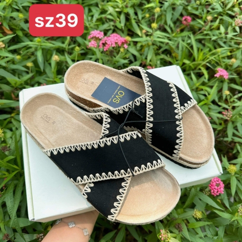 Dép sục đế trấu chính hãng Châu Âu size 36 37 38 39