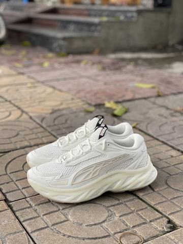 Giày Puma chính hãng EXOTEK Nitro All white - trắng size 38.5 40 42 42.5