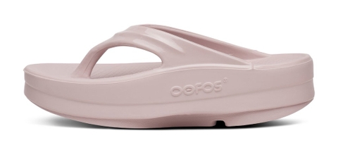 Dép phục hồi sức khoẻ chính hãng OOFOS Healthy Platform Pink Sandal - Hồng đế cao