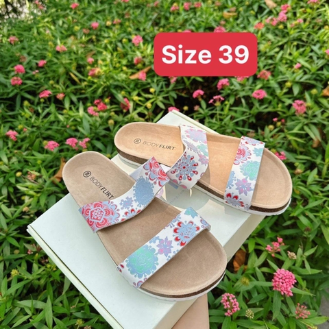 Dép đế trấu chính hãng Châu Âu size 39