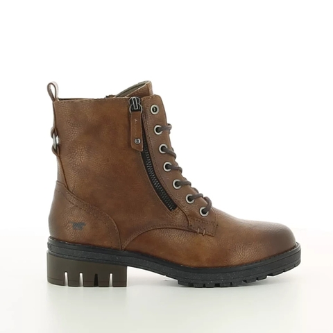 [ Hàng Auth - Full box ] Giày boots chính hãng Mustang Natural Leather - thương hiệu châu Âu - size 37 only