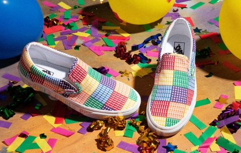 Giày Vans chính hãng Slip on Pride
