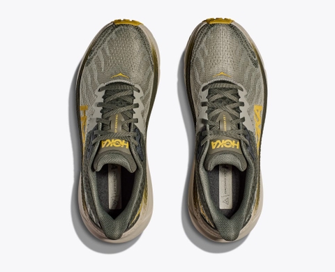 Giày Thể Thao Chạy Bộ Hoka Challenger ATR7 Olive Haze / Forest Cover - Running Trail - Xanh rêu - size 42