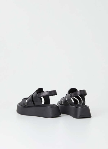 Giày chính hãng Platform Vagabond Courtney Fisherman Sandals Black - Đen