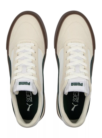 Giày thể thao sneaker chính hãng Puma Easy Skate Court Vulc Urban Gumsole White Green - Trắng viền xanh