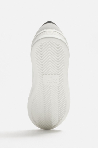 Giày sneaker Zara chính hãng White Platform - Dáng đế dày Trắng phối màu