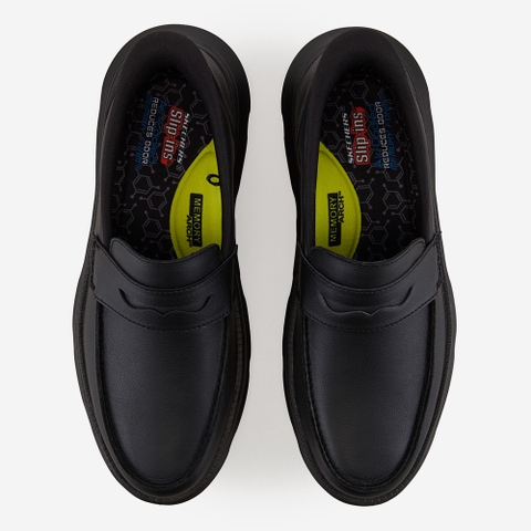 Giày Skechers chính hãng USA Slip ins Garza Loafer Black - Đen