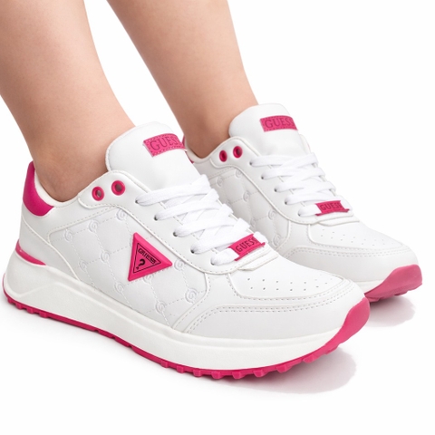 Giày thương hiệu GUESS chính hãng Original Dama Blanco Rosa Grow Casual - Trắng hồng
