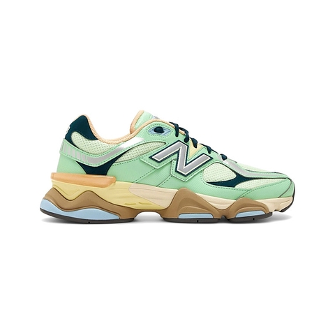 Giày sneaker chính hãng New Balance 9060 Lace Up Sweetgrass Deep Ocean - Xanh lá
