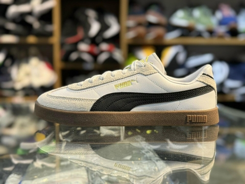 Giày Puma chính hãng CLUB II ERA UNISEX Trainers  Black White Gumsole - Trắng đen đế gum size 40 41 42