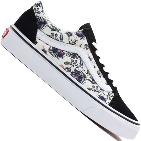 Giày Vans chính hãng Old Skool Sneaker Paradise Floral Orchid/True White