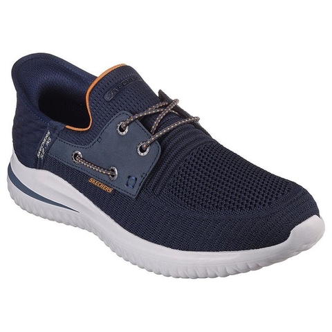 Giày Skechers chính hãng USA Street Wear Delson 3.0 - Roth - Navy