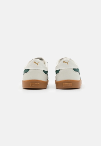 Giày Puma chính hãng CLUB 5V5 Vapor gray - Dark myrtle - Gold Gumsole Suede - Trắng xanh lá đế gum - size 40.5 42.5