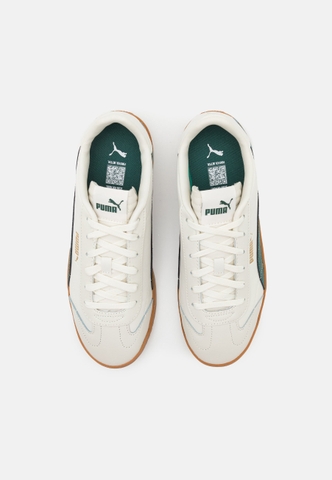 Giày Puma chính hãng CLUB 5V5 Vapor gray - Dark myrtle - Gold Gumsole Suede - Trắng xanh lá đế gum - size 40.5 42.5