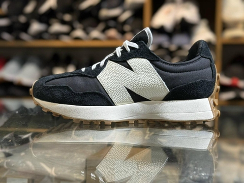 Giày Sneaker New Balance 327 chính hãng Black White Classic [Top Best Seller] - Đen Trắng - Có big size