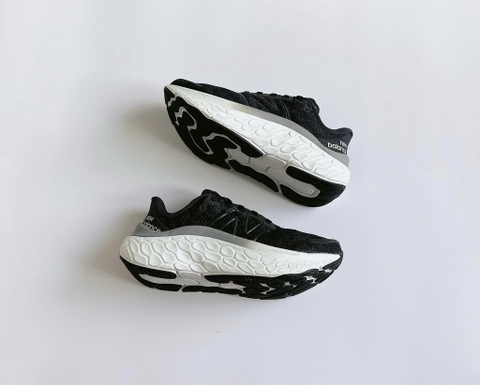 Giày thể thao running chạy bộ New Balance Fresh Foam Black chính hãng - Đen - size 35