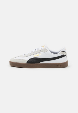 Giày Puma chính hãng CLUB II ERA UNISEX Trainers  Black White Gumsole - Trắng đen đế gum size 40 41 42