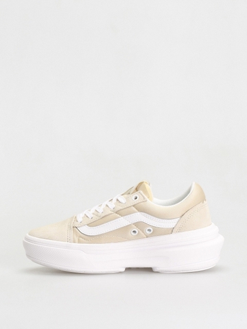 Giày Vans chính hãng Old Skool Overt  Plus CC Beige - White Sand - Be size 42