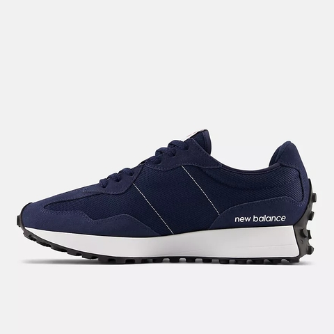 Giày Sneaker New Balance 327 chính hãng White Indigo  Classic [Top Best Seller] - Xanh Trắng Có big size