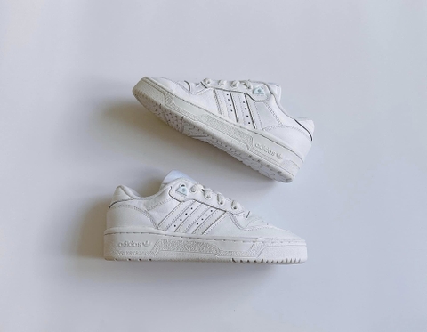 Giày Sneaker Adidas chính hãng RIVALRY LOW All White - Trắng - Size 37 1/3