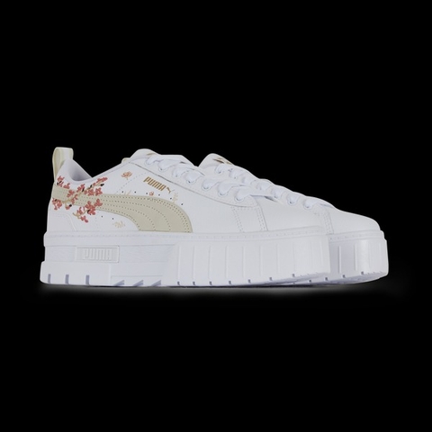 Giày Puma chính hãng Mayze Blossom White - Hoa anh đào trắng