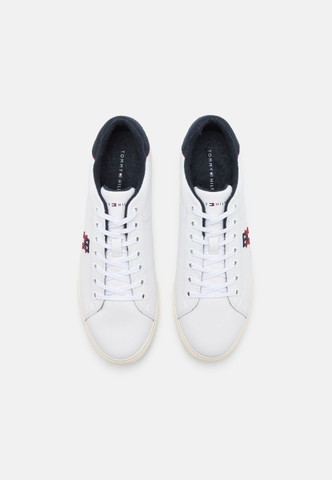 [ Hàng Auth ] Giày hàng hiệu Tommy Hilfiger CORE VARSITY MONOGRAM Trainers - Trắng