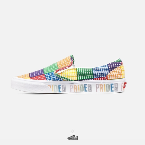 Giày Vans chính hãng Slip on Pride