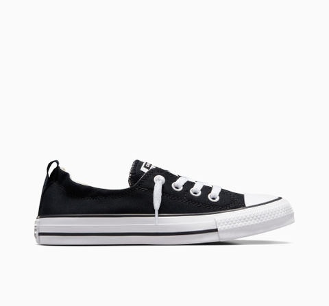 Giày Converse chính hãng Chuck Taylor All Star Shoreline Slip on Black White - Đen Trắng