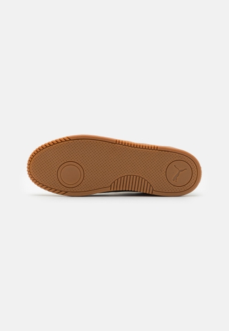 Giày Puma chính hãng CLUB 5V5 Vapor gray - Dark myrtle - Gold Gumsole Suede - Trắng xanh lá đế gum - size 40.5 42.5
