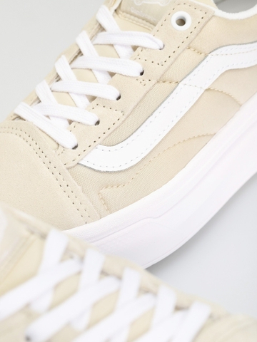 Giày Vans chính hãng Old Skool Overt  Plus CC Beige - White Sand - Be size 42