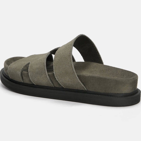 Dép Sandals Pull&Bear chính hãng Xanh rêu