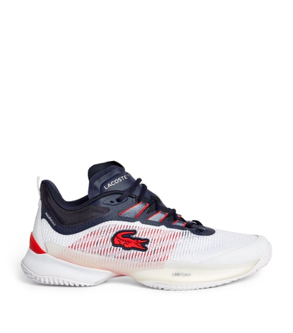 Giày sân thảm Tennis Pickleball Lacoste chính hãng AG-LT23 Ultra Clay Court Trắng xanh - White Navy Shoes - size 42