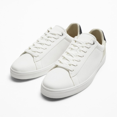 Giày sneaker Zara Authentic hãng Leather Black Classic