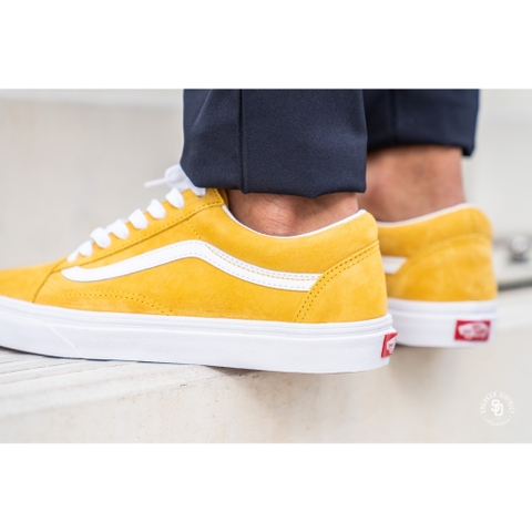 Giày Vans chính hãng old skool Pig Suede Mango
