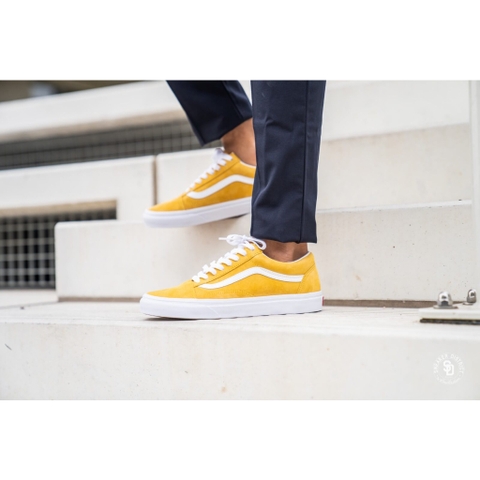 Giày Vans chính hãng old skool Pig Suede Mango